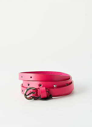 Ceinture rose AB STUDIO femme