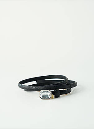 Ceinture noir PIECES pour femme