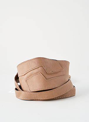 Ceinture marron PIECES pour femme
