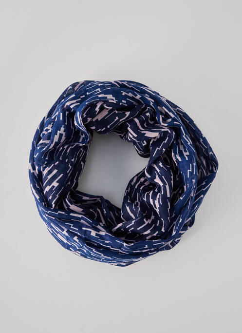 Foulard bleu PIECES pour femme