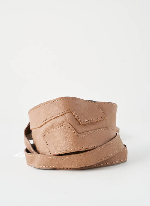 Ceinture marron PIECES pour femme