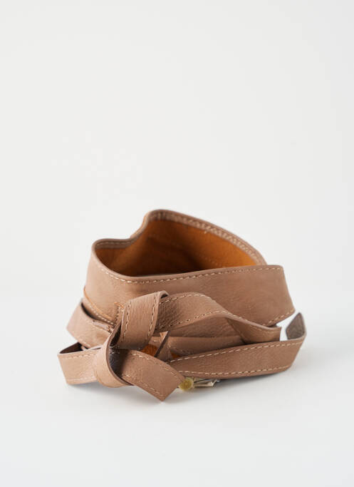 Ceinture marron PIECES pour femme