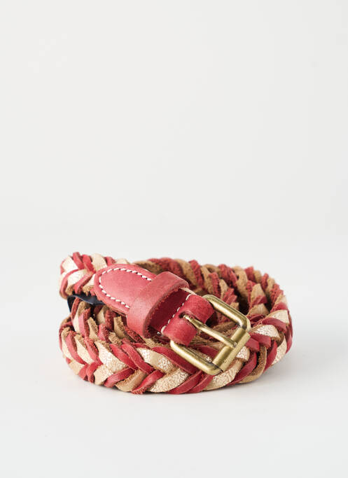 Ceinture rouge PIECES pour femme