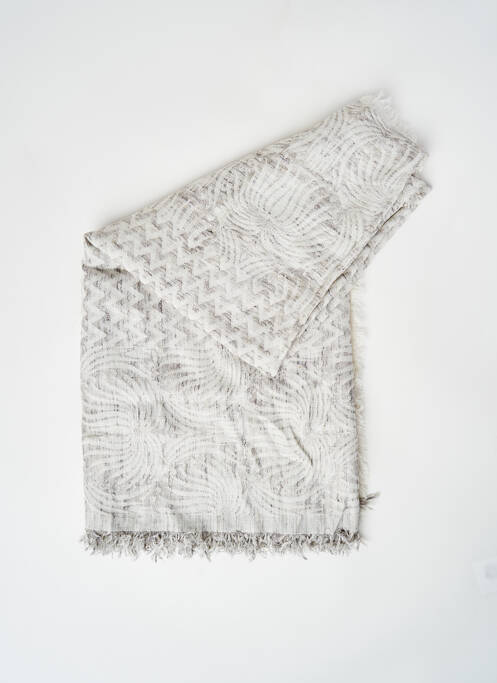 Foulard gris EDC pour femme