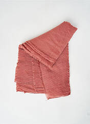 Foulard rose PIECES pour femme seconde vue