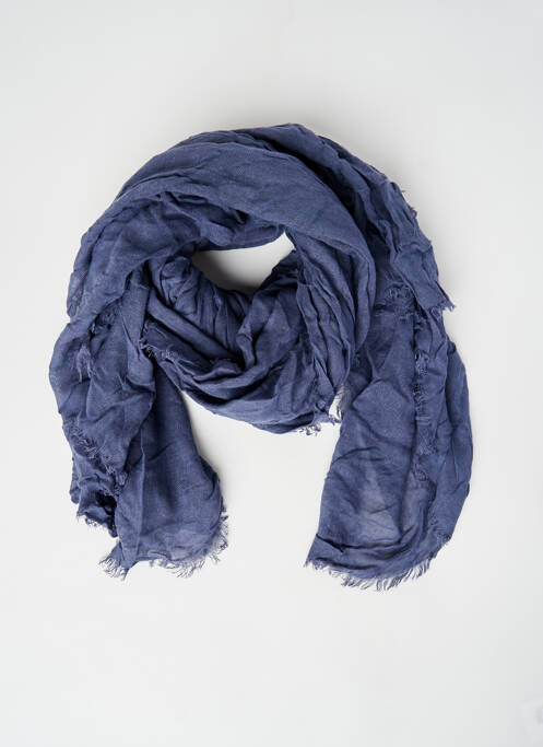 Foulard bleu MANGO pour femme