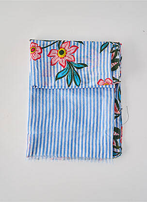 Foulard bleu EDC pour femme