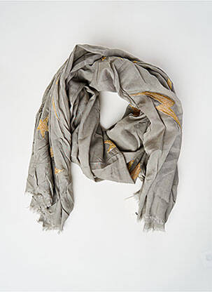 Foulard gris BIRDS ON THE RUN femme
