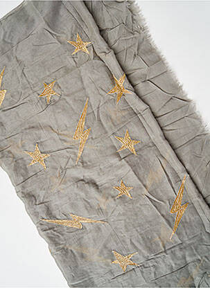 Foulard gris BIRDS ON THE RUN femme