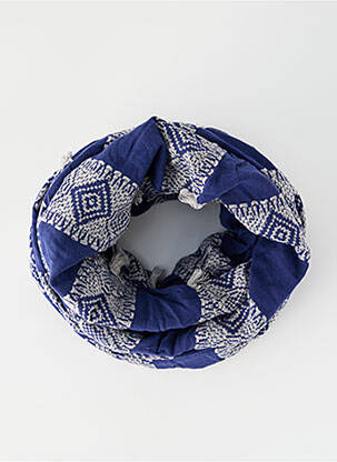 Foulard bleu PIECES femme