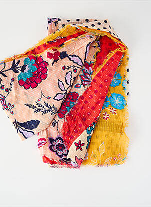 Foulard jaune MANGO femme