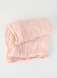 Foulard rose EDC femme