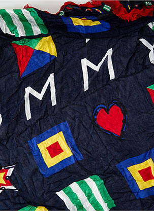 Foulard bleu TOMMY HILFIGER femme
