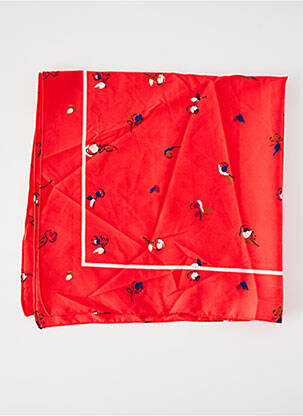 Foulard rouge PIECES femme