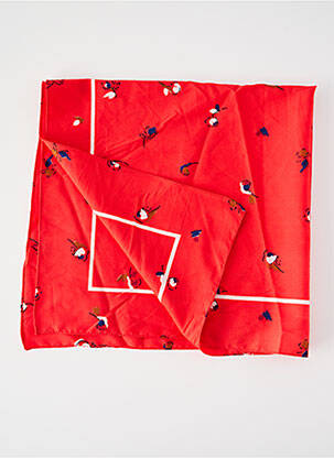 Foulard rouge PIECES femme