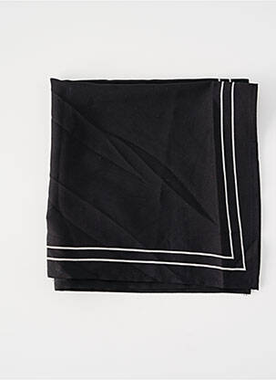 Foulard noir PIECES pour femme