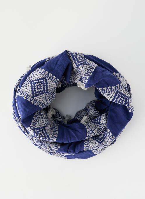 Echarpe bleu PIECES pour femme