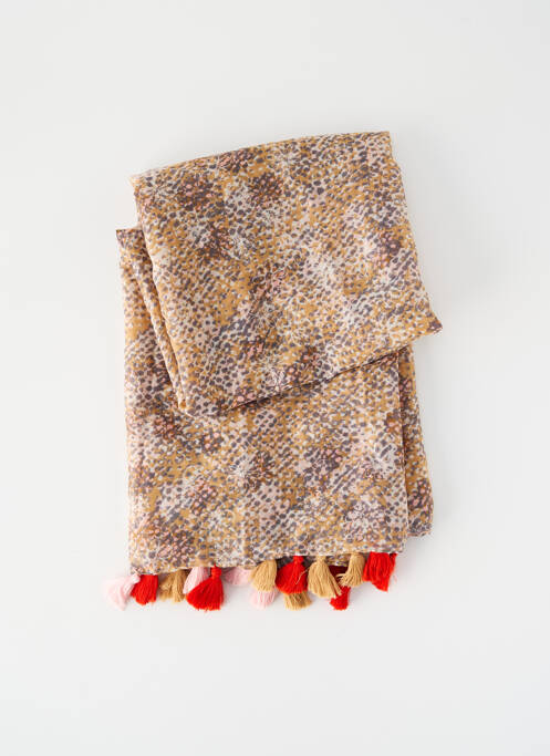 Col / Tour de cou beige PIECES pour femme