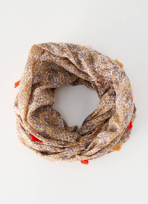 Col / Tour de cou beige PIECES pour femme