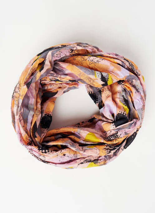 Foulard rose PIECES femme