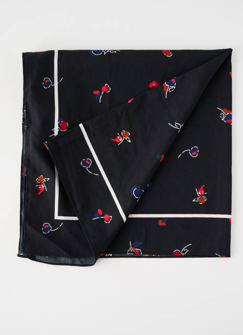 Foulard noir PIECES pour femme