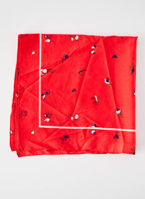 Foulard rouge PIECES pour femme