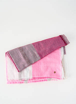 Foulard rose EDC femme