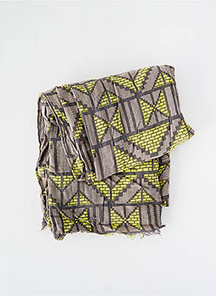 Foulard jaune PIECES femme