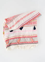 Foulard rose PIECES pour femme seconde vue