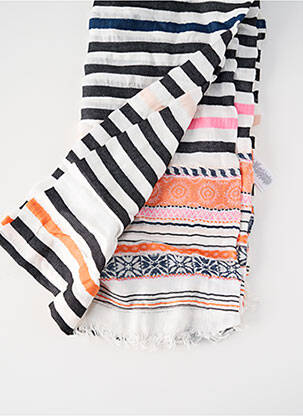 Foulard blanc PIECES femme