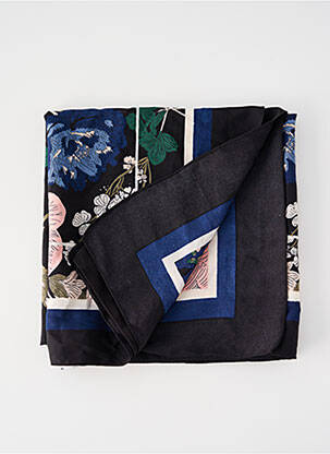 Foulard noir PIECES pour femme