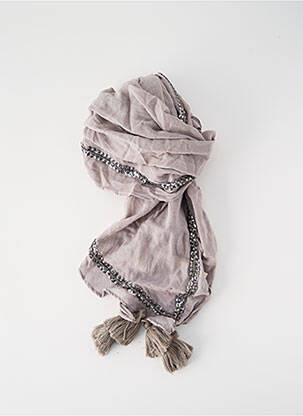 Echarpe gris PIECES pour femme