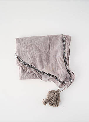 Foulard gris PIECES femme
