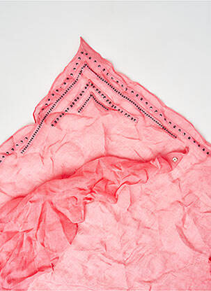 Foulard rose EDC femme