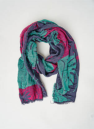 Foulard bleu MANGO femme