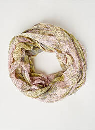 Foulard jaune PIECES femme