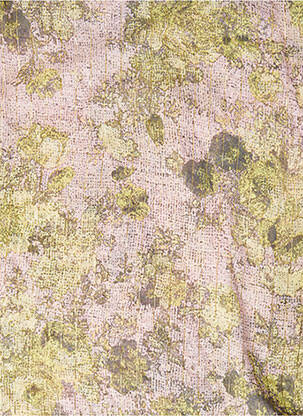 Foulard jaune PIECES femme