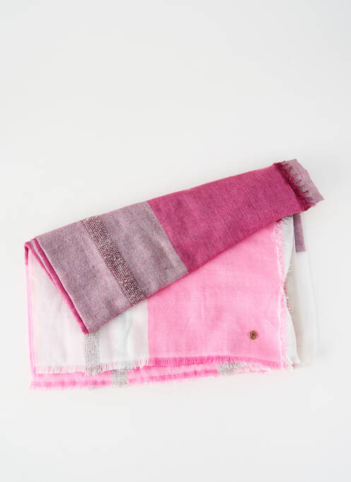 Foulard rose EDC pour femme