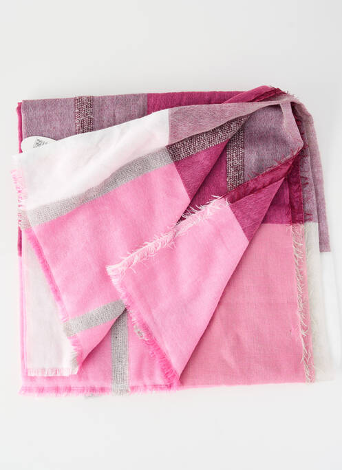 Foulard rose EDC pour femme