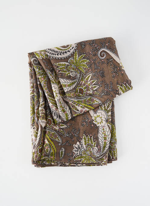 Echarpe marron PIECES pour femme