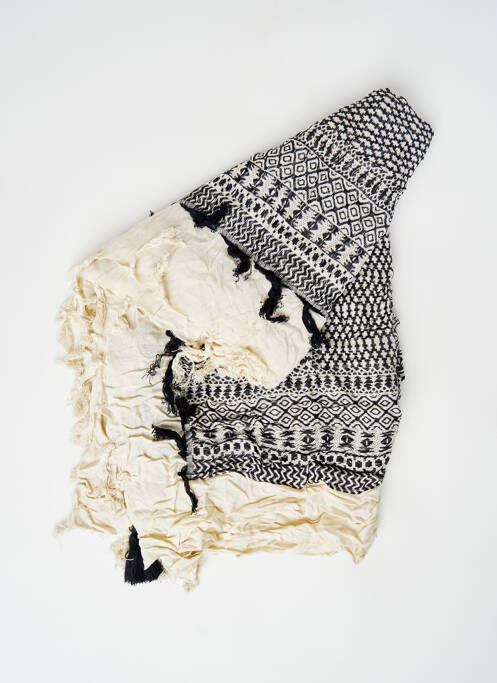 Echarpe noir PIECES pour femme