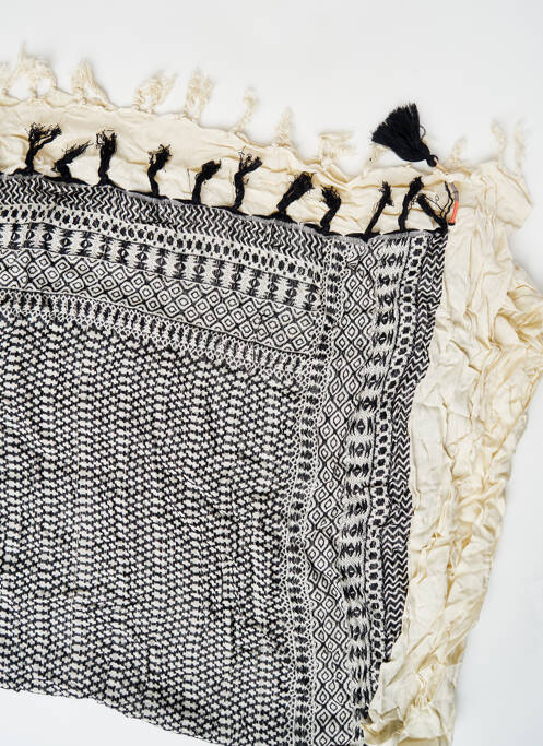 Foulard noir PIECES pour femme