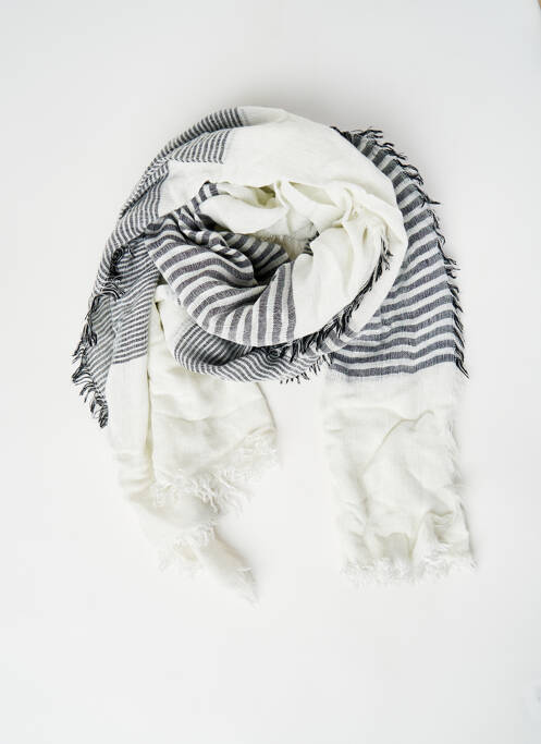 Foulard blanc EDC pour femme