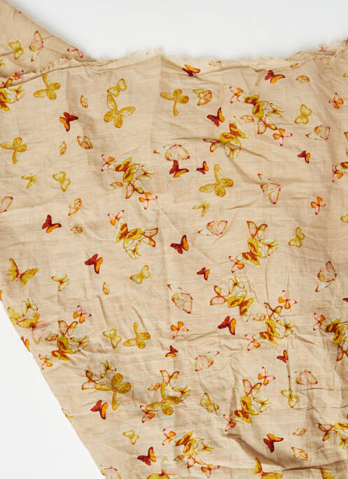 Foulard beige EDC pour femme