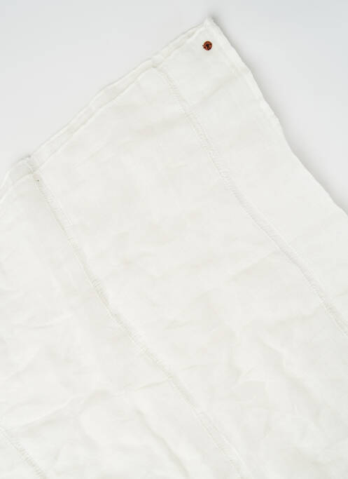 Foulard blanc EDC pour femme