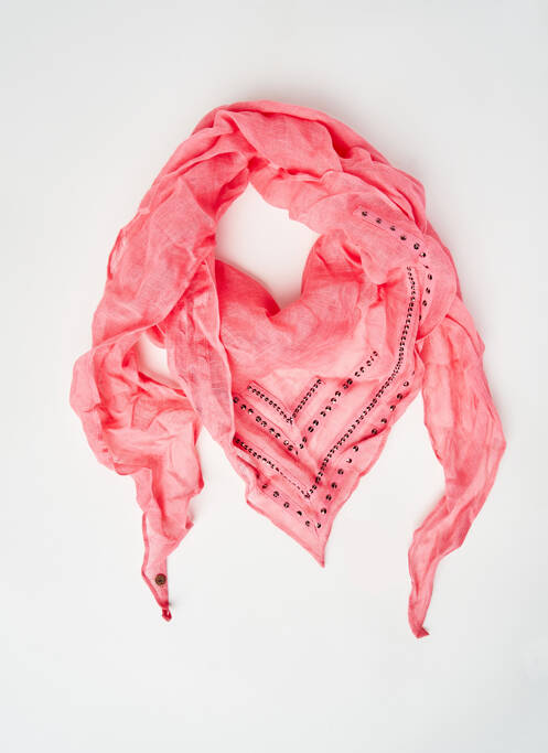 Echarpe rose EDC pour femme