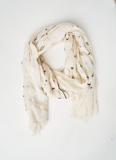 Foulard beige PIECES pour femme