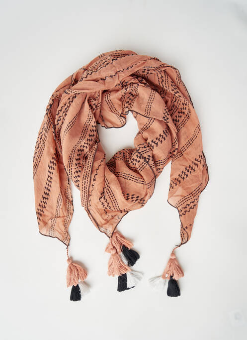 Echarpe rose PIECES pour femme