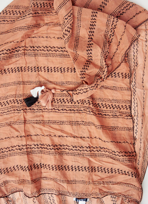 Foulard rose PIECES pour femme