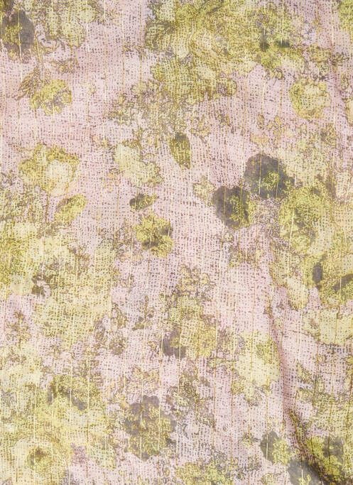 Foulard jaune PIECES pour femme